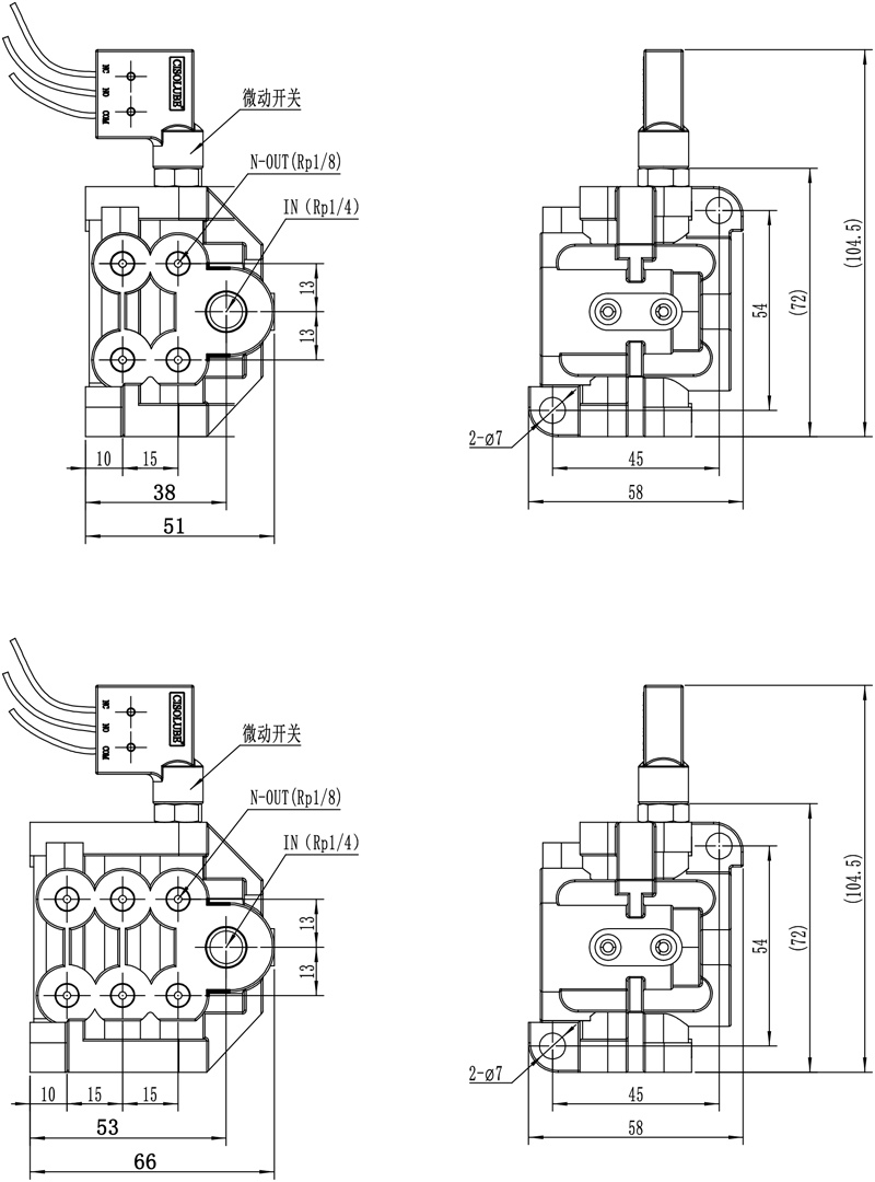 Technical Information of DU Distributor Valve